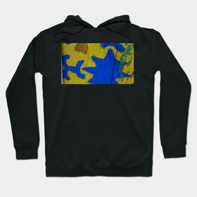 BLUE and YELLOW, Morocco Hoodie by mister-john